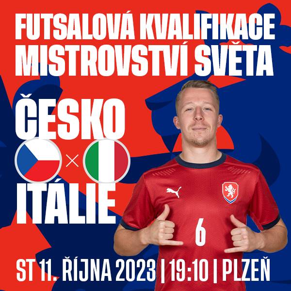 Futsalová kvalifikace MS – ČESKO - ITÁLIE