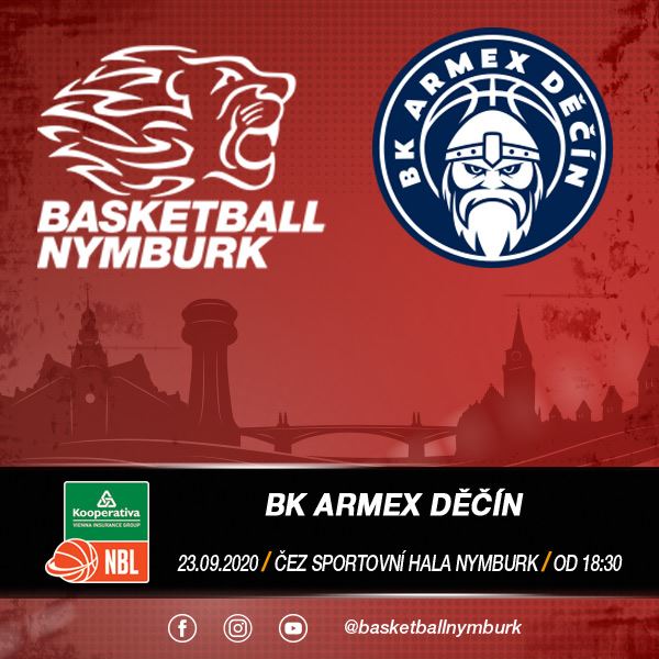 ERA Basketball Nymburk - BK ARMEX Děčín
