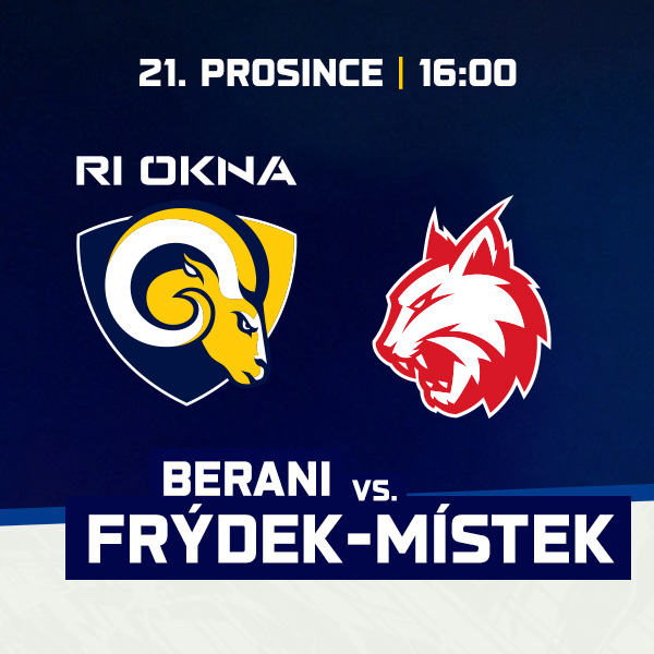 RI OKNA Berani Zlín - HC Frýdek - Místek