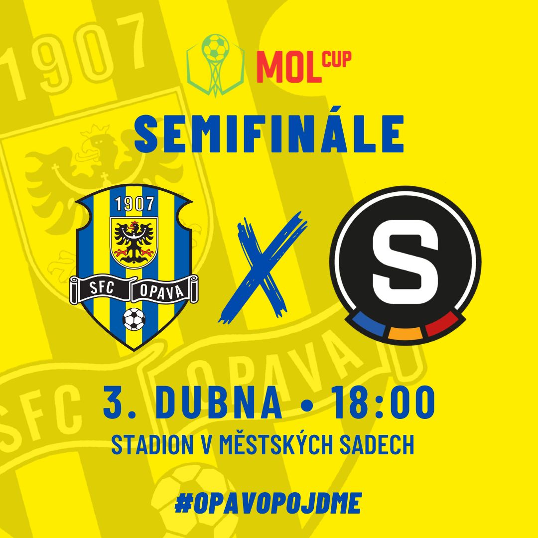 SFC Opava - AC Sparta Praha (semifinále MOL Cupu)