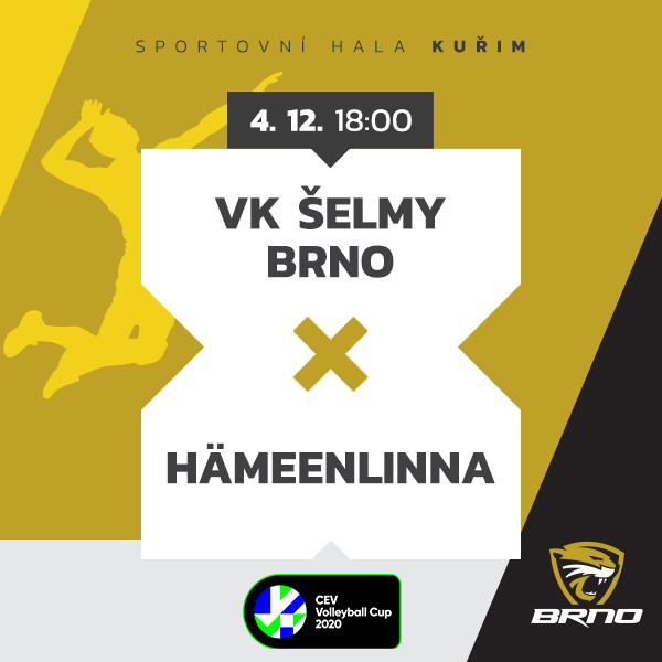 2019 CEV Cup: VK Šelmy Brno vs Hämeenlinna