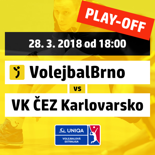 VolejbalBrno vs. VK ČEZ Karlovarsko / PLAY-OFF