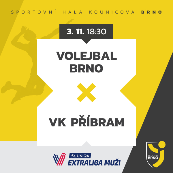 Volejbal Brno - VK EURO SITEX Příbram