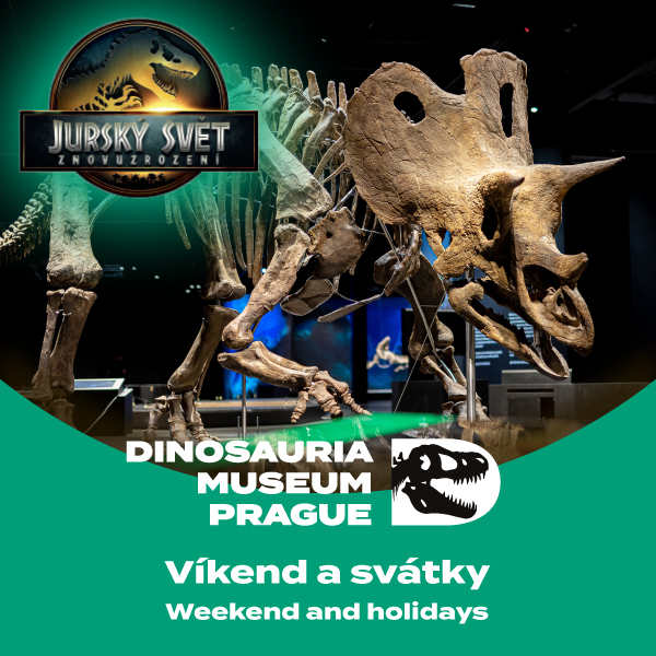 Dinosauria – víkend + svátky