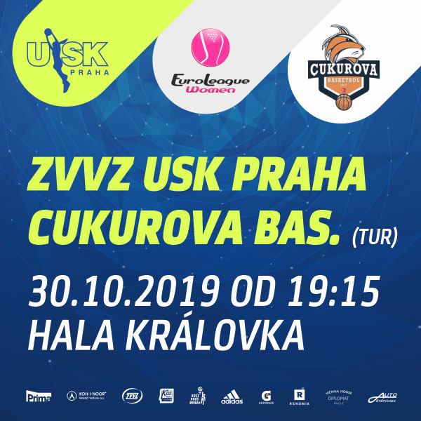 ZVVZ USK Praha - Cukurova Basketbol Kulübu