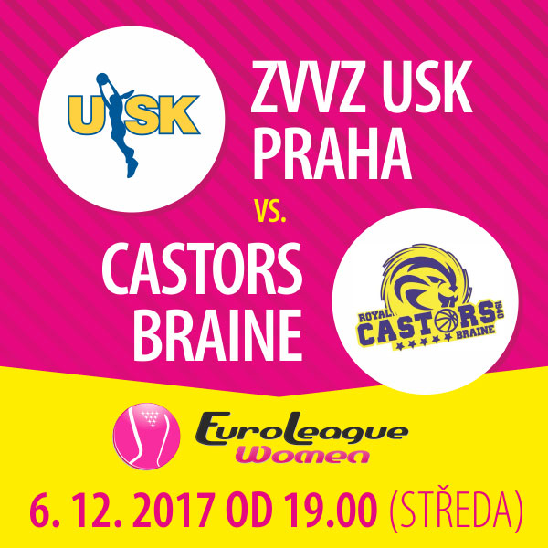 ZVVZ USK Praha – Castors Braine