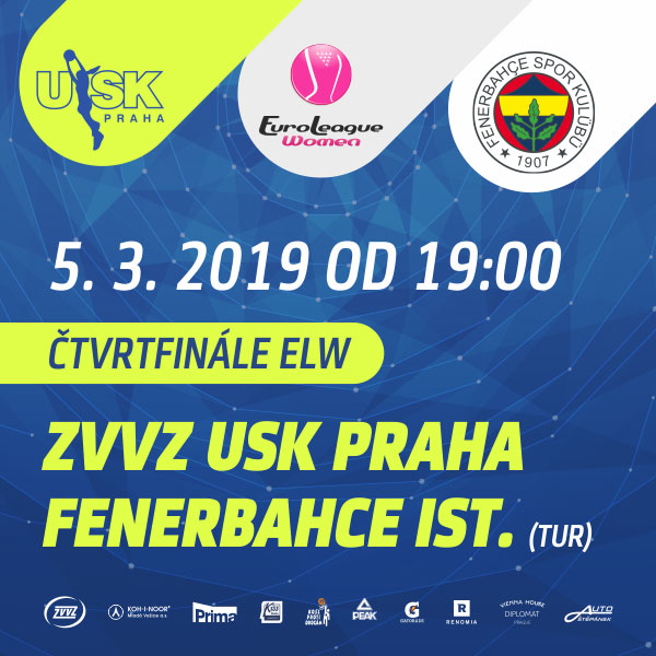 ZVVZ USK Praha - Fenerbahce Istanbul (Tur)