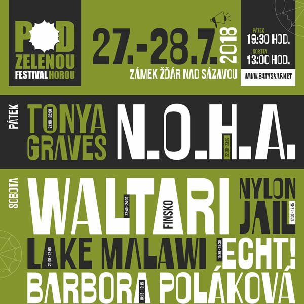 Festival Pod Zelenou horou ročník 2018