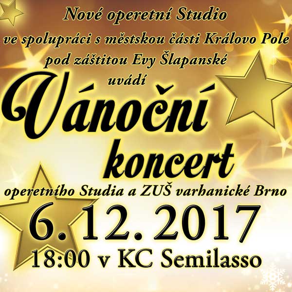 Vánoční koncert operetního Studia