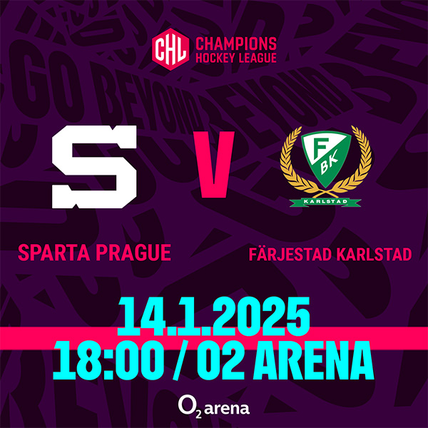 Semifinále CHL: HC Sparta Praha – Färjestad BK