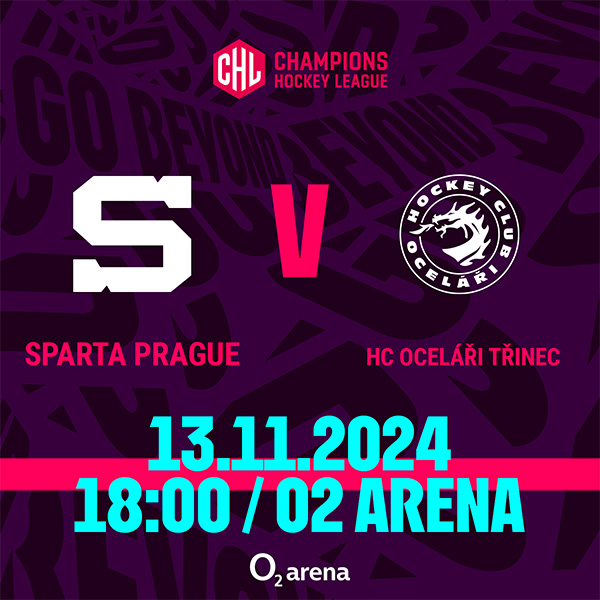 Osmifinále CHL: HC Sparta Praha - HC Oceláři Třinec