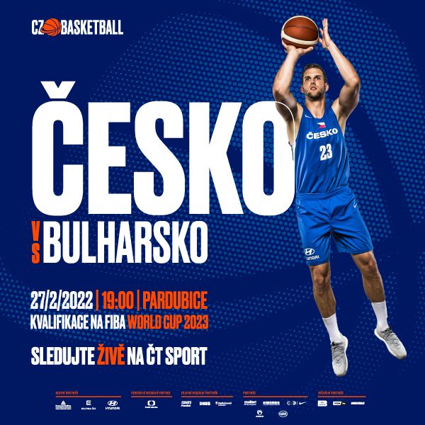 ČESKO vs BULHARSKO - kvalifikace na FIBA WORLD CUP 2023