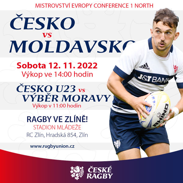 Ragby: Mistrovství Evropy Česko vs Moldavsko