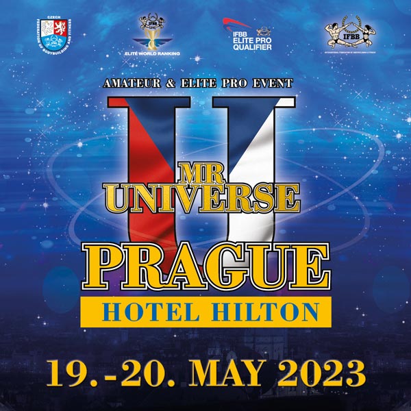 MR. UNIVERSE AMATEUR & PRO Prague 2023