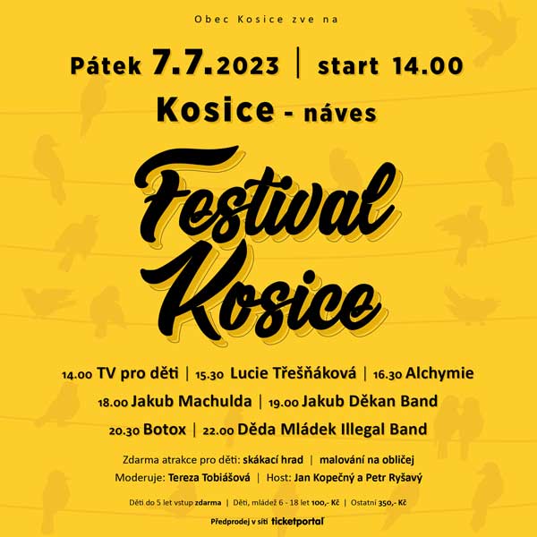 Festival Kosice 2023 | TICKETPORTAL Vstupenky Na Dosah – Divadlo, Hudba ...