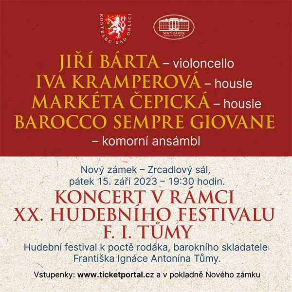 XX. Hudební festival F.I.Tůmy - Jiří Bárta a Barocco sempre giovane