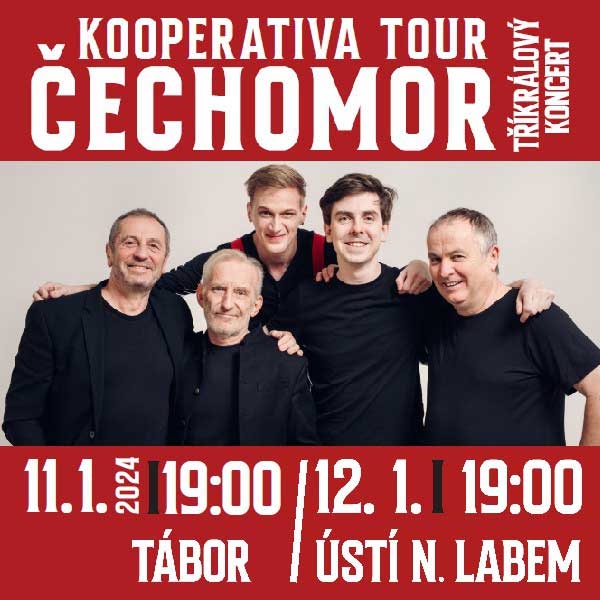 ČECHOMOR Kooperativa Tour / Tříkrálový koncert
