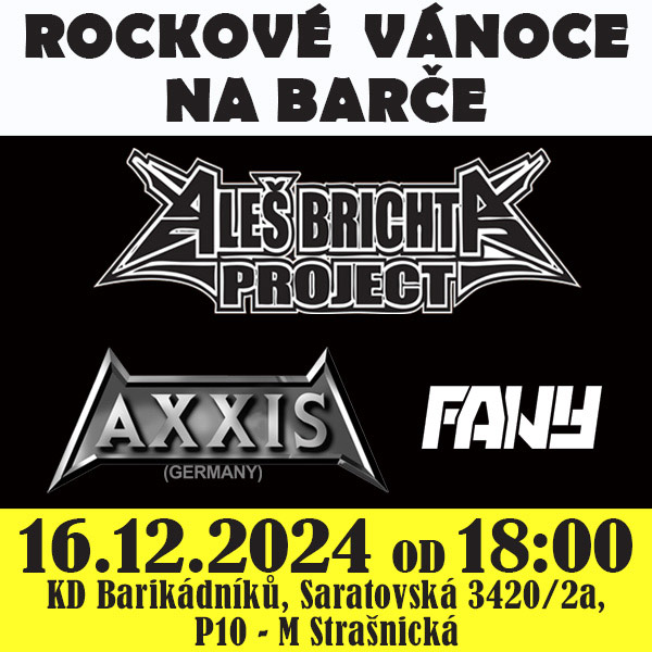 Rockové Vánoce na Barče - Aleš Brichta Project…