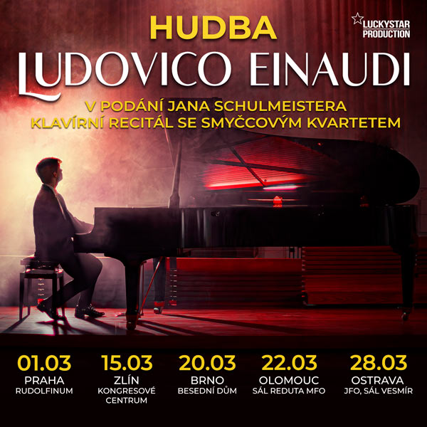 Hudba Ludovico Einaudi, KLAVÍRNÍ RECITÁL se smyčcovým kvartetem