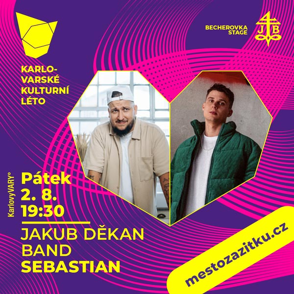 JAKUB DĚKAN BAND / SEBASTIAN, Karlovarské kulturní léto