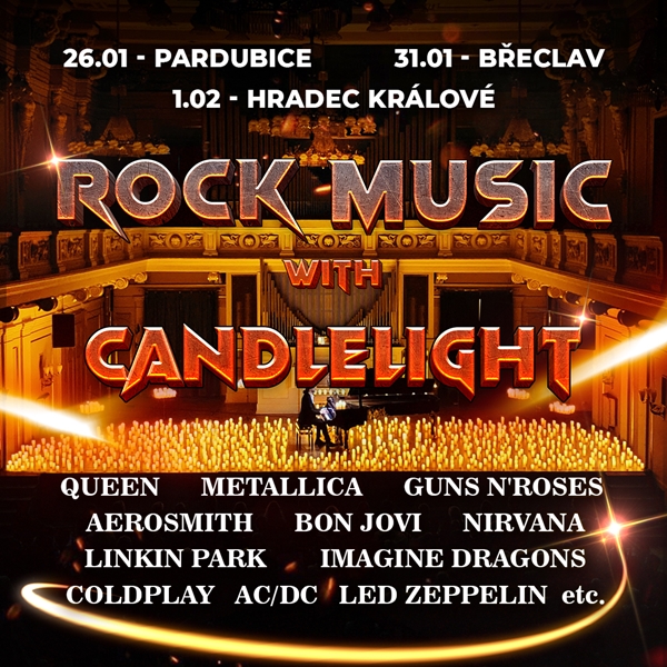 Rock Music with candlelight