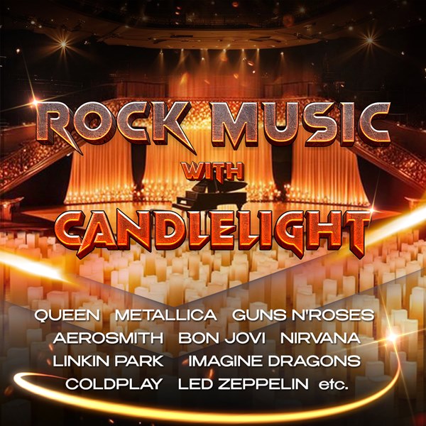 Rock Music with candlelight