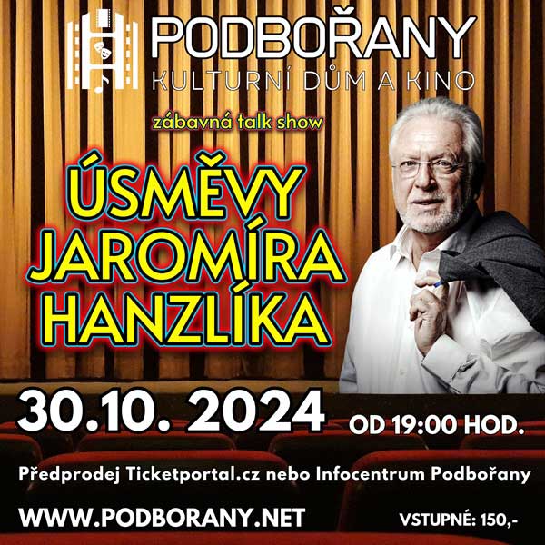 ÚSMĚVY JAROMÍRA HANZLÍKA – zábavná talk show