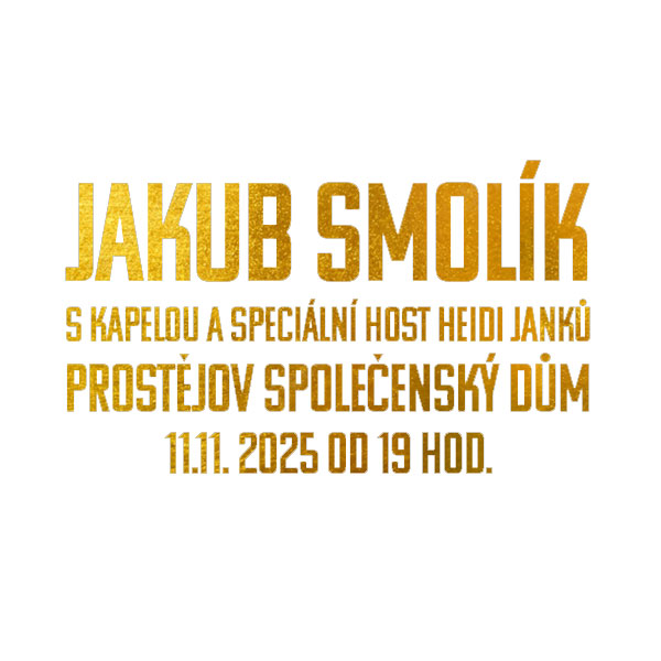 Jakub Smolík s kapelou – Vánoční koncert speciální host Heidy Janků