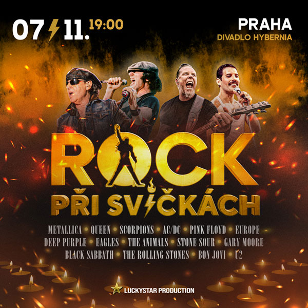 ROCK – hudba při svíčkách