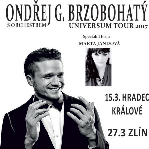 Ondřej Gregor Brzobohatý Universum Tour 2017