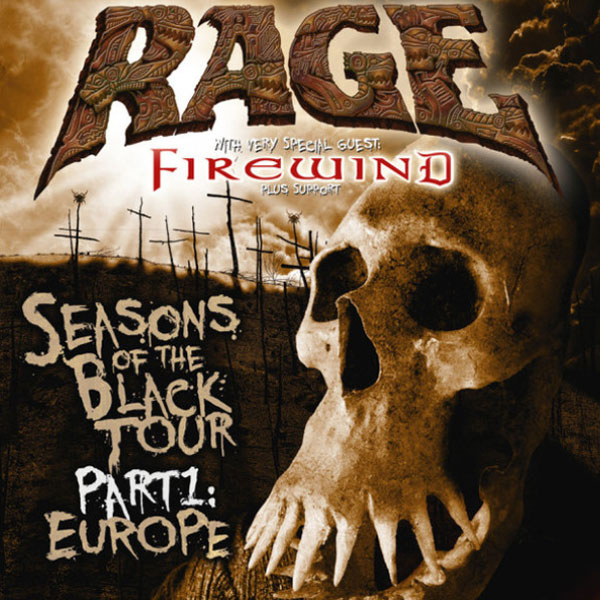 RAGE (DE) - Seasons of the Black Tour 2018