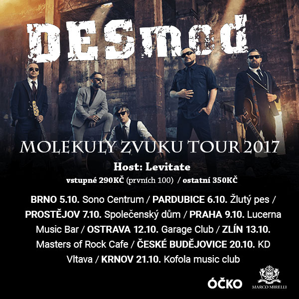 DESMOD – MOLEKULY ZVUKU TOUR 2017