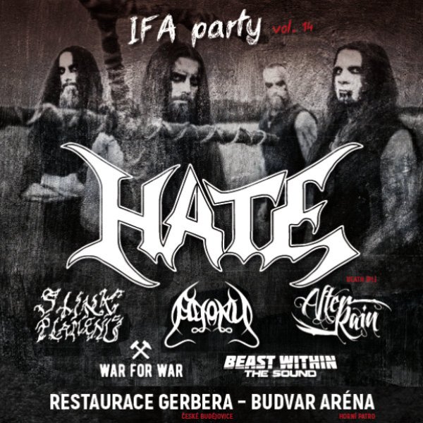 IFA party vol. 14 - headliner HATE (PL)