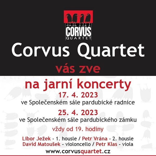 Corvus Quartet - jarní koncert