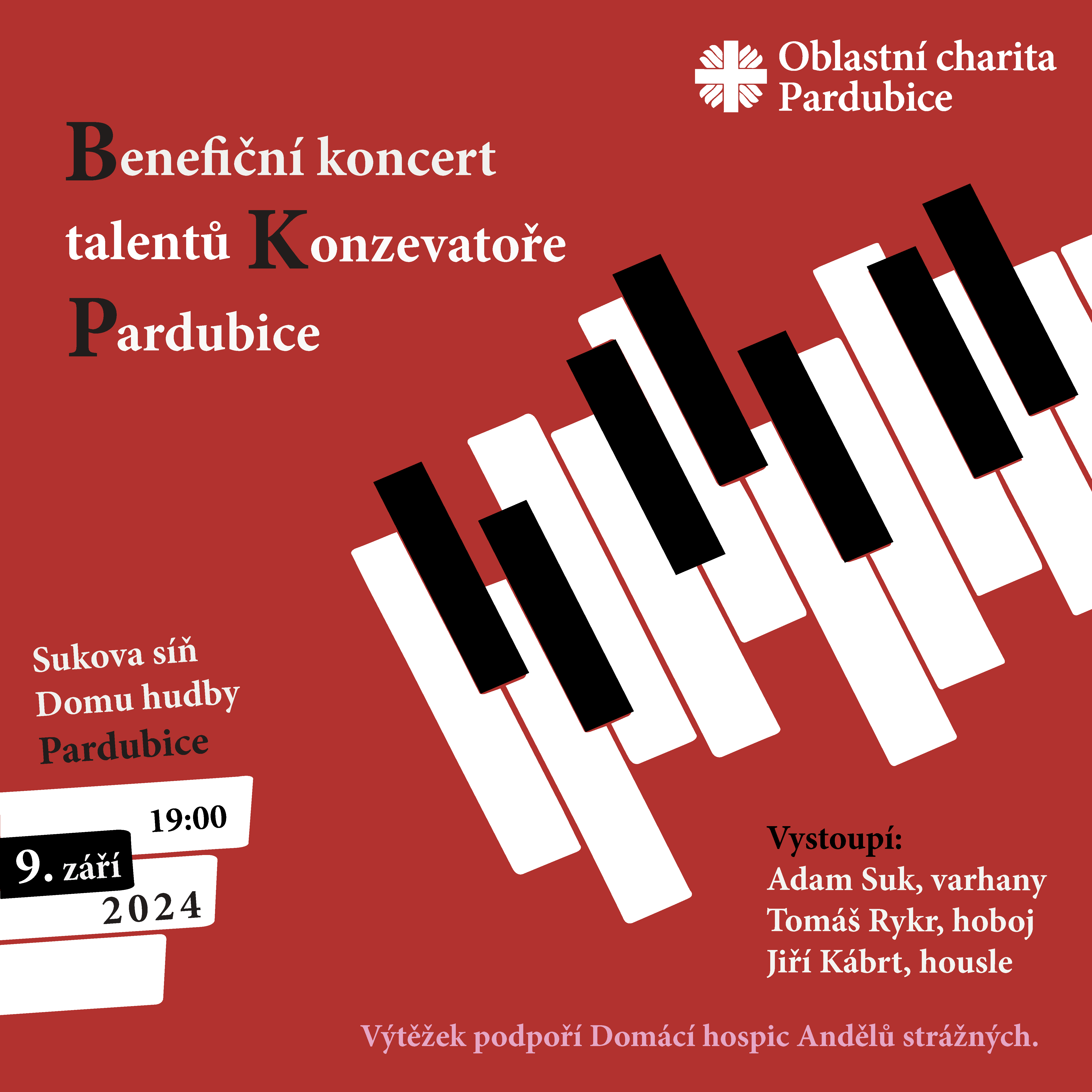Benefiční koncert talentů Konzervatoře Pardubice