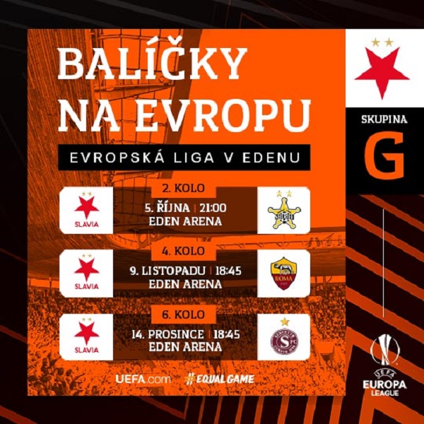 SK Slavia Praha - Balíček Evropské ligy
