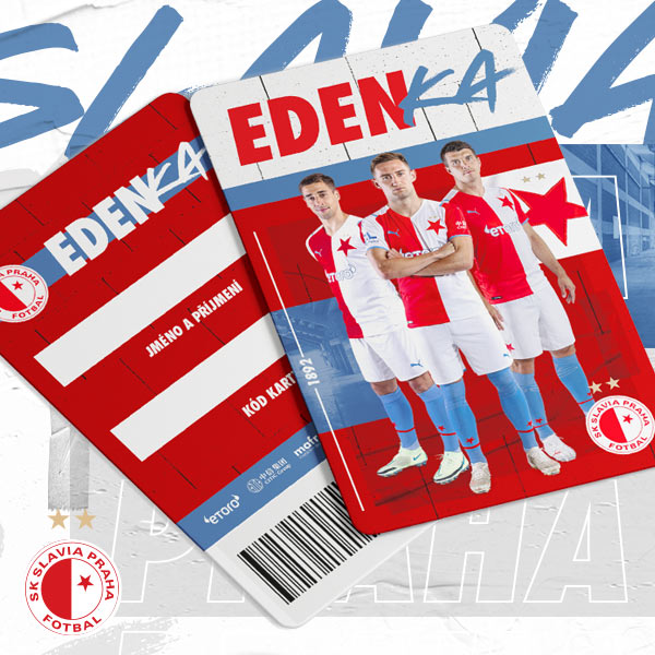 SK Slavia Praha - Karta EDENKA