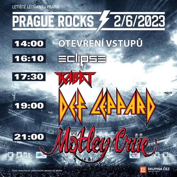 Prague Rocks: Mötley Crüe & Def Leppard & Kabát